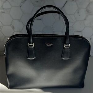 Kate Spade Black Textured Tote